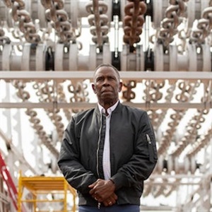 Photo of Charles Gaines, artist who created American Manifest